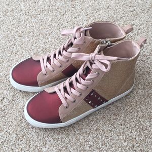 Sam Edelman HITOP Girls shoes sz 5 NEW